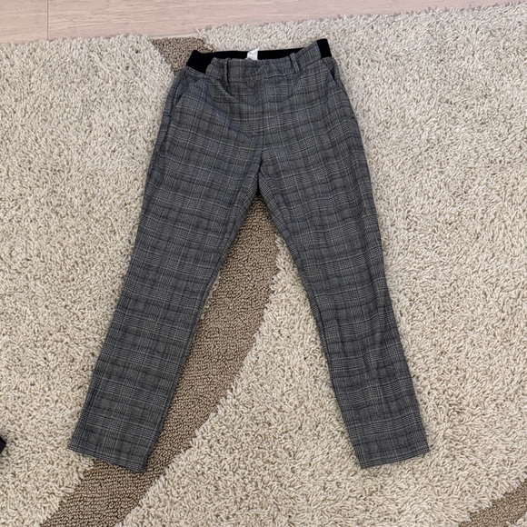 H&M Pants - H&M Women's Gray Checkered Trousers